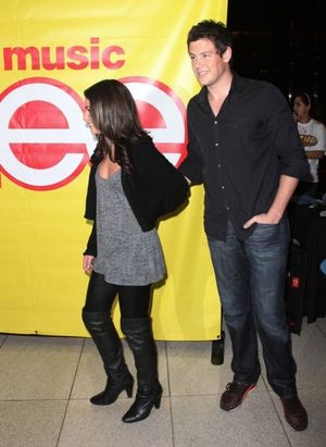 Lea Michele and Cory Monteith @ BroadwayWorld Lea Michele and Cory Monteith Photo