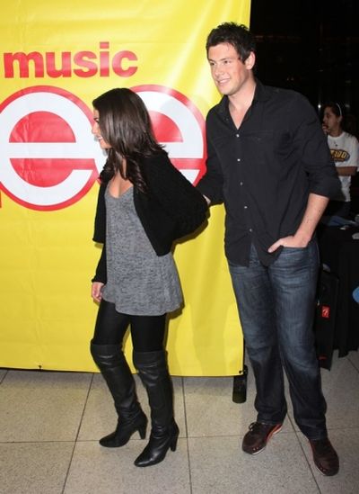 Lea Michele and Cory Monteith Photo