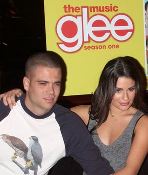 Mark Salling and Lea Michele @ BroadwayWorld Mark Salling and Lea Michele Photo