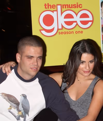 Mark Salling and Lea Michele Photo