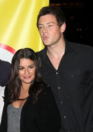 Lea Michele and Cory Monteith @ BroadwayWorld Lea Michele and Cory Monteith Photo