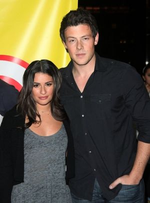 Lea Michele and Cory Monteith @ BroadwayWorld Lea Michele and Cory Monteith Photo