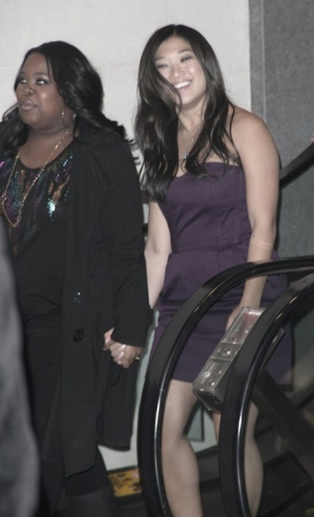 Amber Riley and Jenna Ushkowitz at 