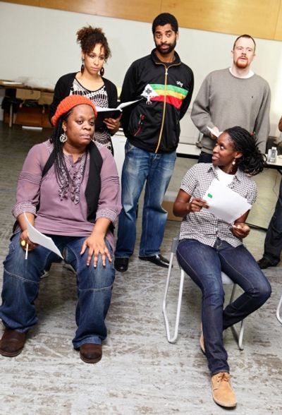 Rebecca Scroggs, Karl Collins, Robert Whitelock Photo