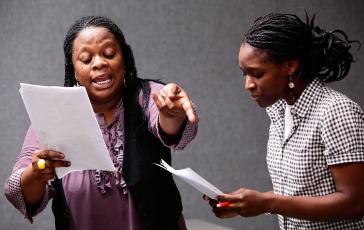 Cecilia Noble and Sharon Duncan-Brewster at 