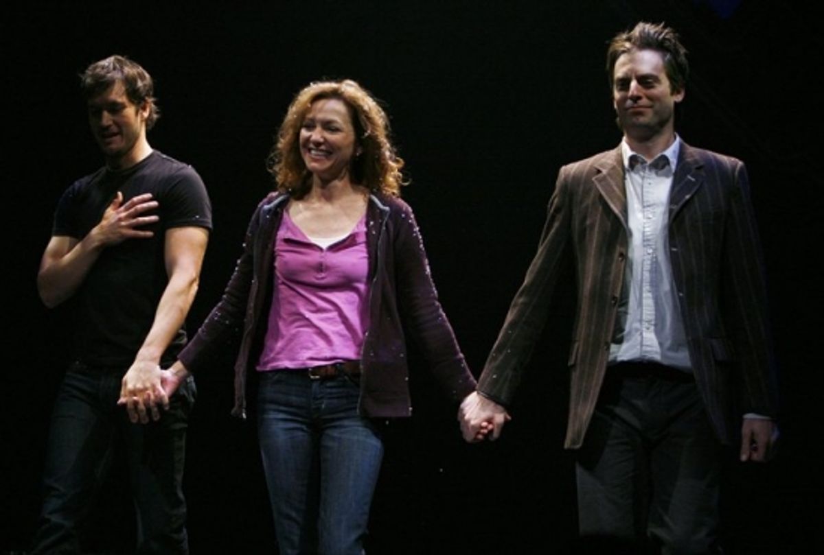 Mark-Paul Gosselaar, Julie White and Justin Kirk at 