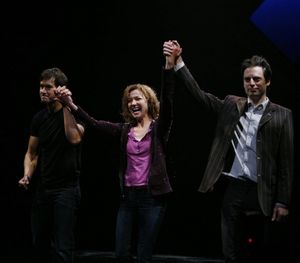Mark-Paul Gosselaar, Julie White and Justin Kirk @ BroadwayWorld Mark-Paul Gosselaar, Julie White and Justin Kirk Photo