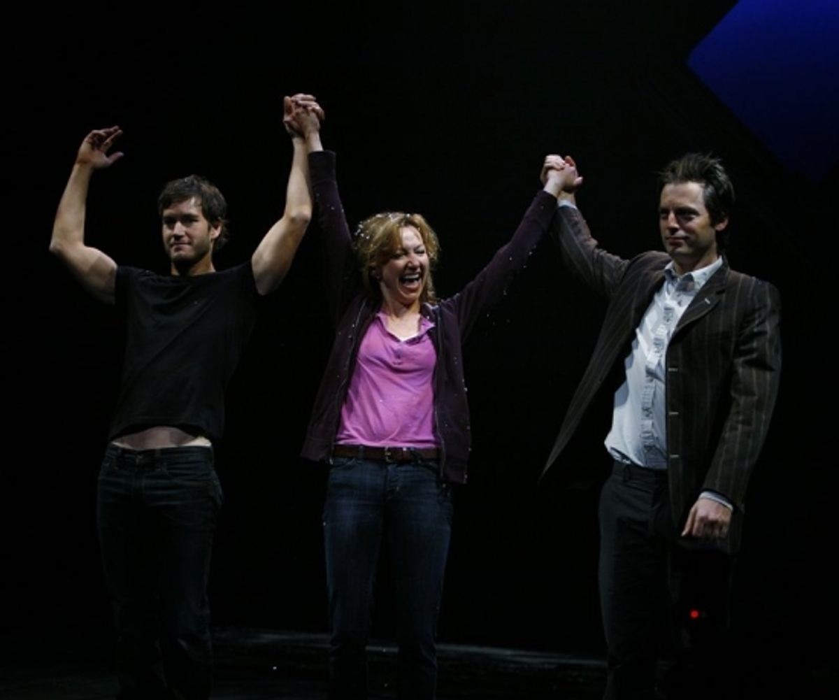 Mark-Paul Gosselaar, Julie White and Justin Kirk at 