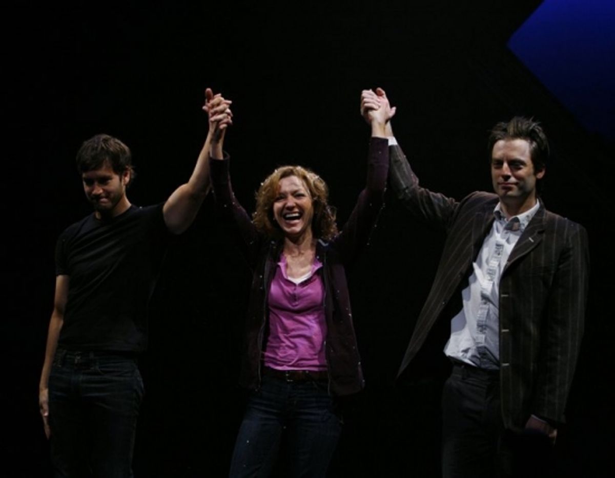Mark-Paul Gosselaar, Julie White and Justin Kirk at 