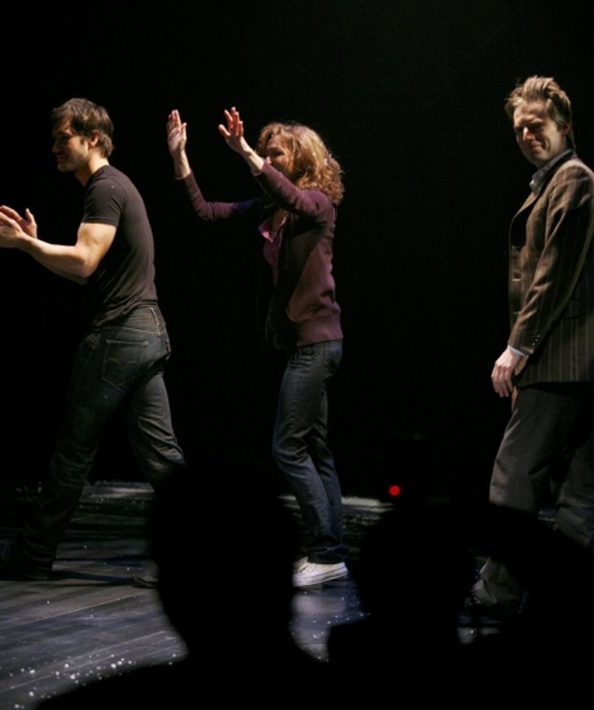 Mark-Paul Gosselaar, Julie White and Justin Kirk at 