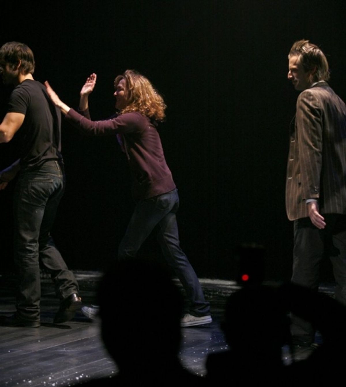 Mark-Paul Gosselaar, Julie White and Justin Kirk at 