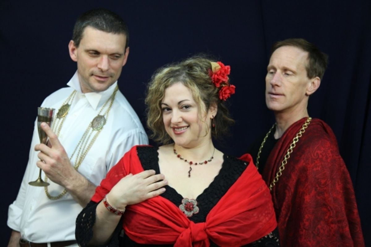  Robert Carin as Don Carlos, Nika Leoni as Laura and John Leonard Thompson at 
