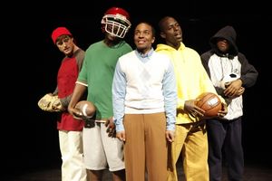 Andre Holland and the company @ BroadwayWorld Andre Holland and the company Photo