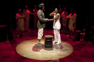 Sterling K. Brown, Kianne Muschett and the company @ BroadwayWorld Sterling K. Brown, Kianne Muschett and the company Photo