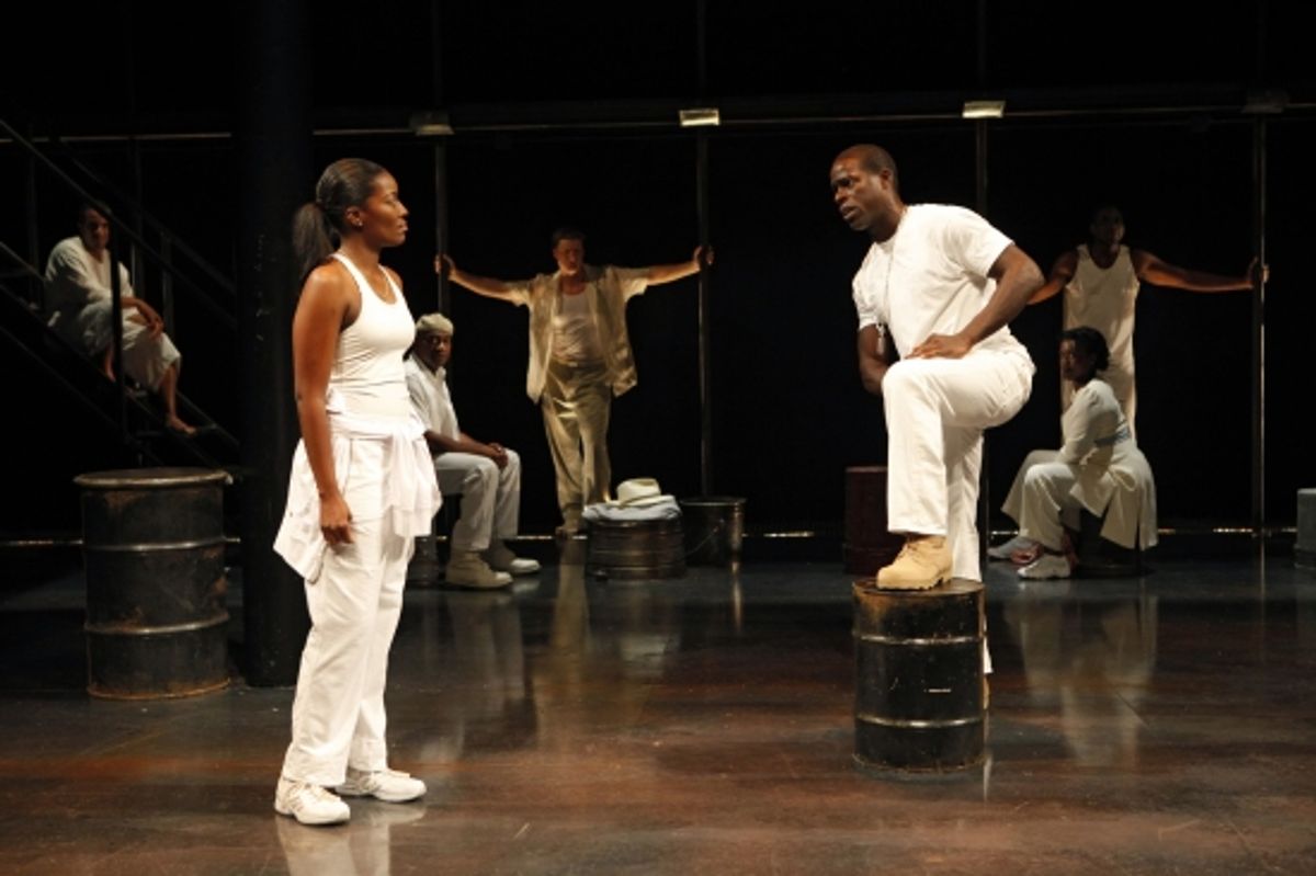 Kianne Muschett, Sterling K. Brown, and the company at 
