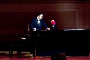 Ricky Gervais and Elmo @ BroadwayWorld Ricky Gervais and Elmo Photo