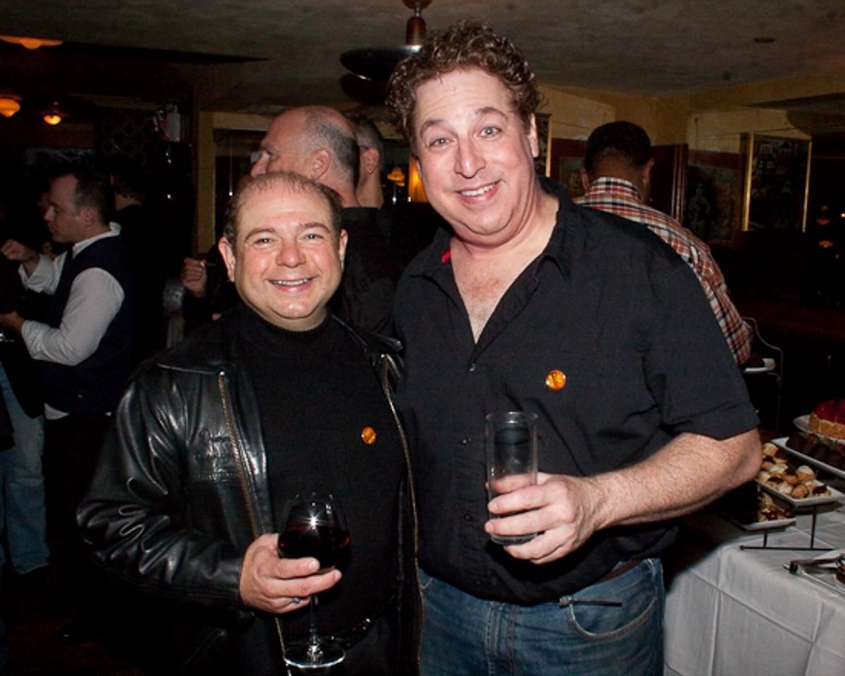 Danny Rutigliano and Tom Alan Robbins at 