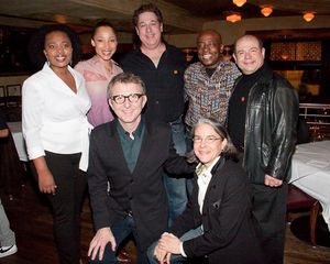 Original Cast Members. Back row, left to right: Lindiwe Dlamini, Camille M. Brown, To Photo