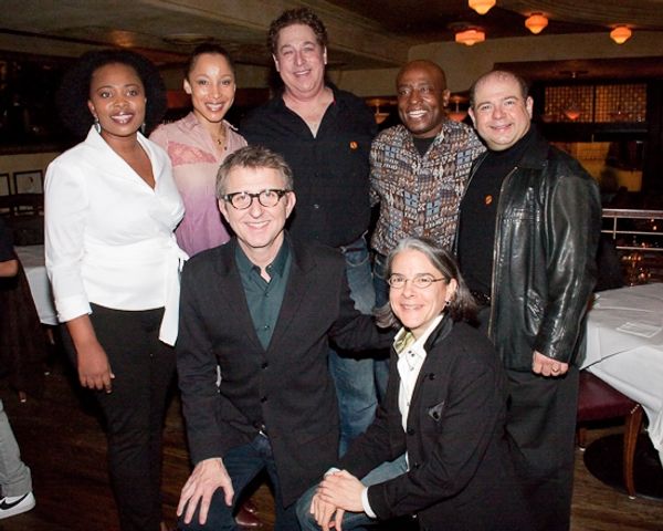 Original Cast Members. Back row, left to right: Lindiwe Dlamini, Camille M. Brown, To Photo