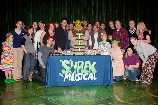 Photo Coverage: SHREK THE MUSICAL Celebrates One Year on Broadway and Bids Star Brian d'Arcy James Farewell — photo 7 of 18
