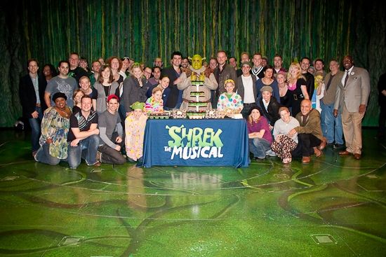 Photo Coverage: SHREK THE MUSICAL Celebrates One Year on Broadway and Bids Star Brian d'Arcy James Farewell — photo 11 of 18