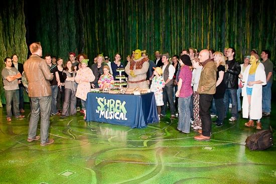 Photo Coverage: SHREK THE MUSICAL Celebrates One Year on Broadway and Bids Star Brian d'Arcy James Farewell — photo 12 of 18