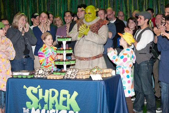 Photo Coverage: SHREK THE MUSICAL Celebrates One Year on Broadway and Bids Star Brian d'Arcy James Farewell — photo 13 of 18