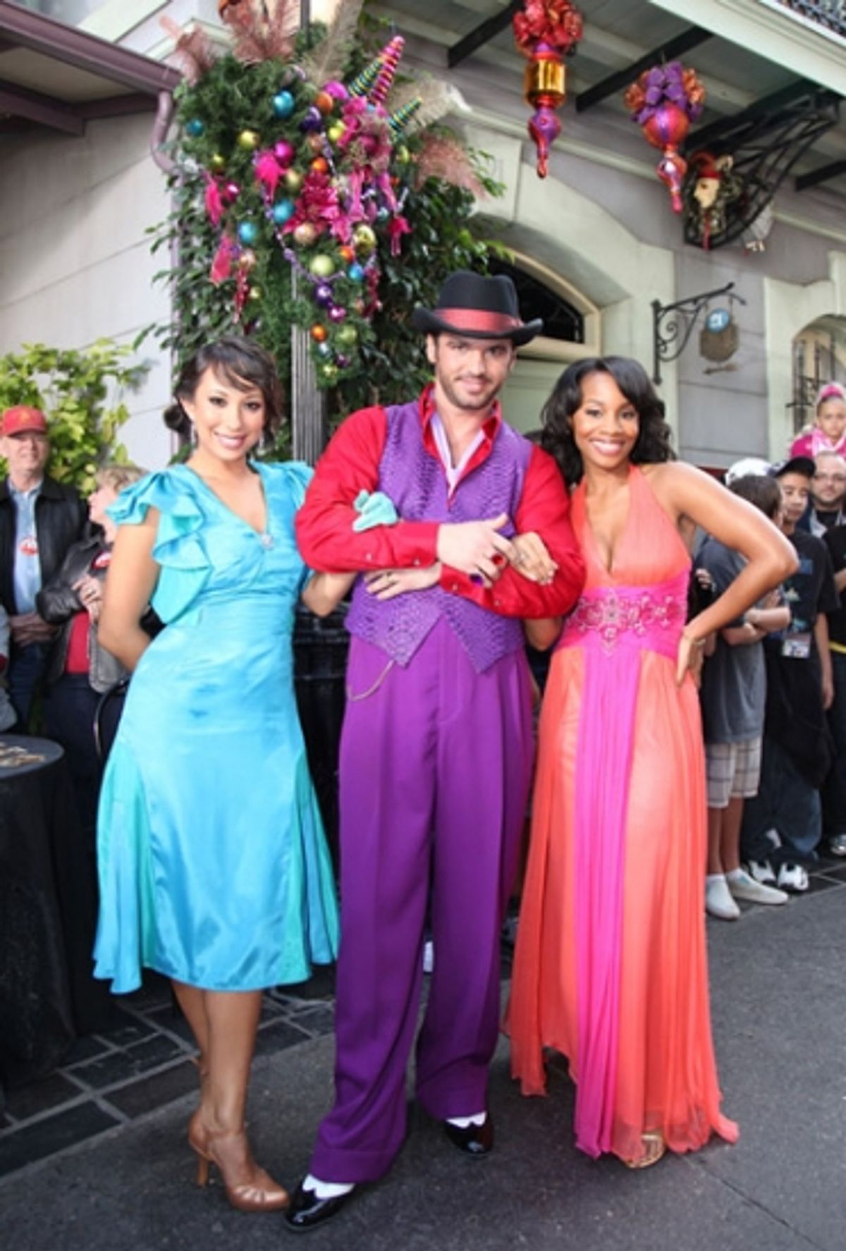 Cheryl Burke, Tony Dovolani and Anika Noni Rose at 