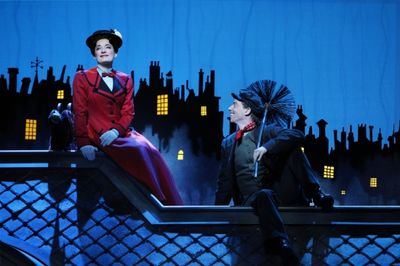 Laura Michelle and Christian Borle Photo