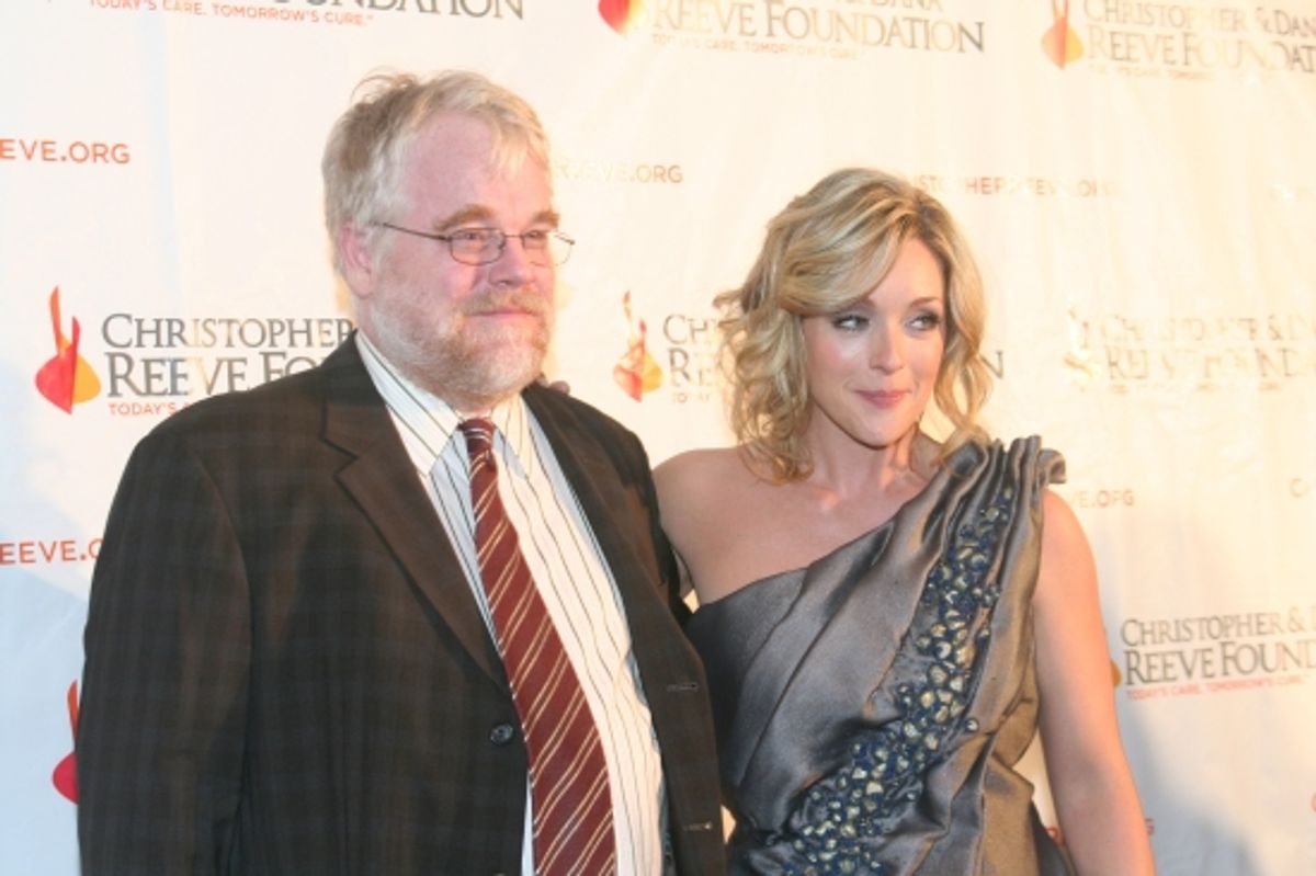 Philip Seymour Hoffman and Jane Krakowski at 