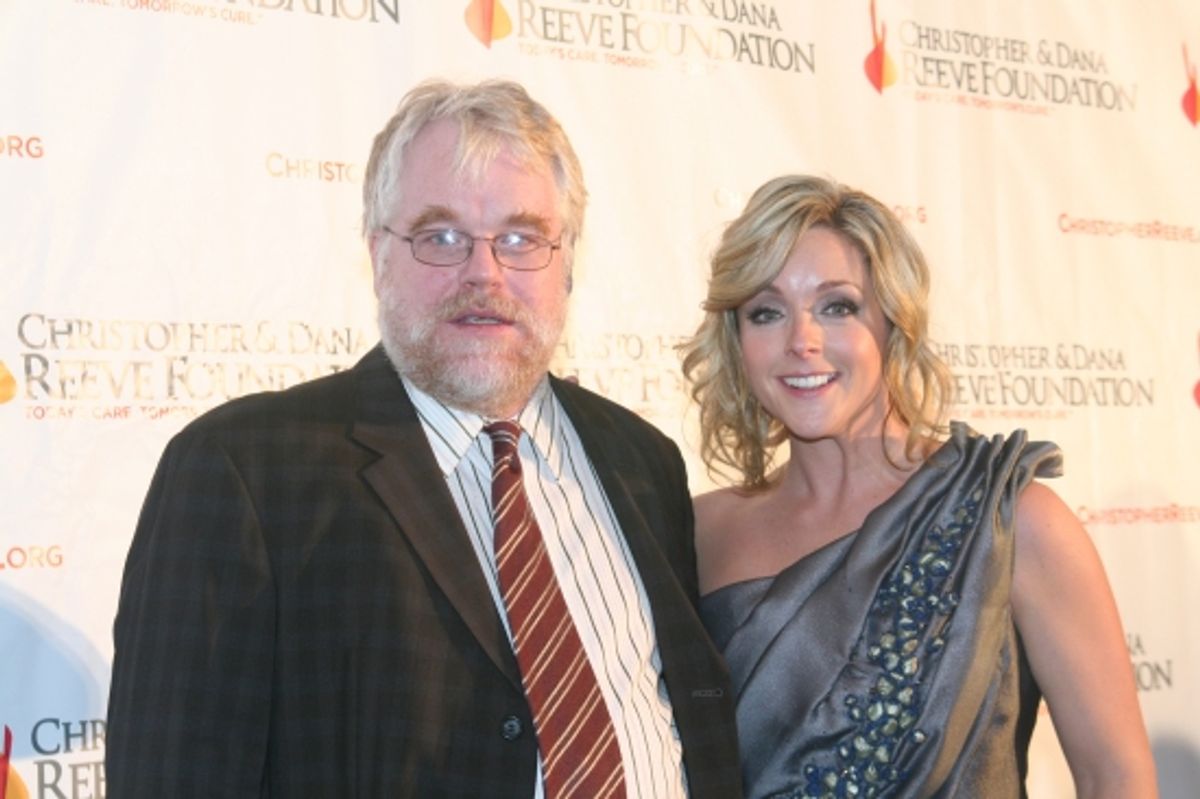 Philip Seymour Hoffman and Jane Krakowski at 