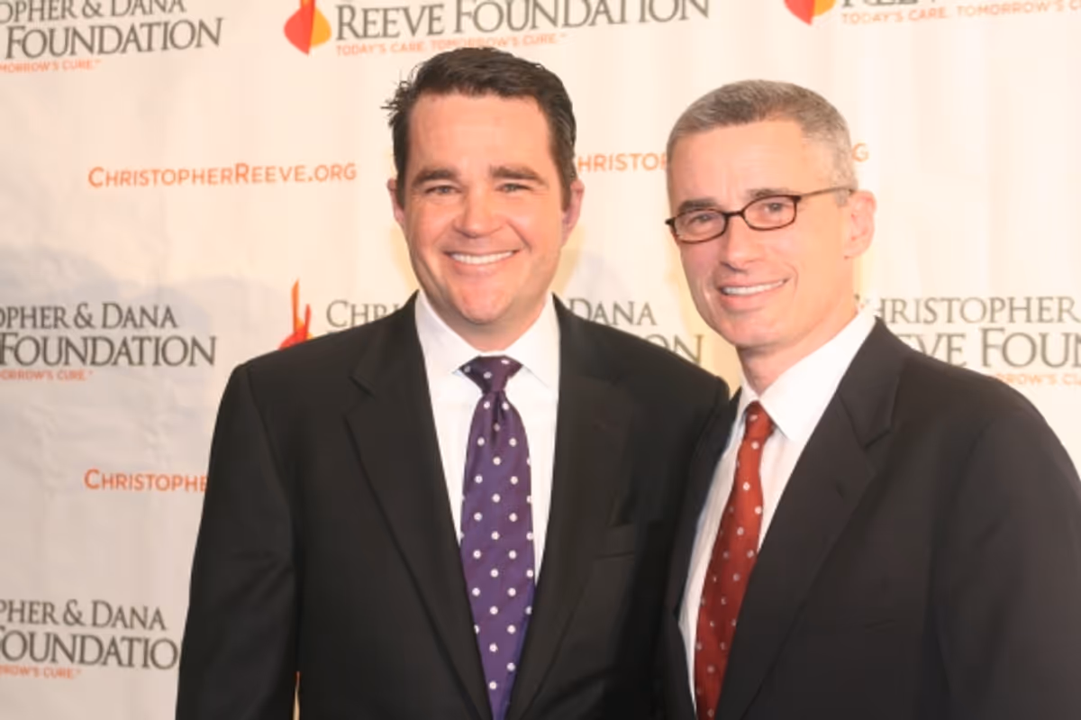 Govener Jim McGrevey and partner at 2009 Christopher & Dana Reeve Foundation Gala