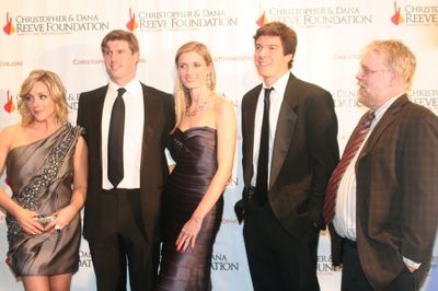 Jane Krakowski, Matthew Reeve, Alexandra Reeve Givens, Will Reeve and Philip Seymour  Photo