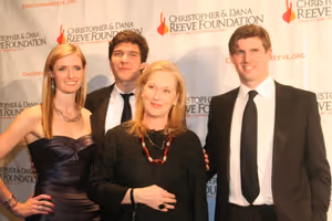 Matthew Reeve, Alexandra Reeve Givens, Meryl Streep and Will Reeve @ BroadwayWorld Matthew Reeve, Alexandra Reeve Givens, Meryl Streep and Will Reeve Photo