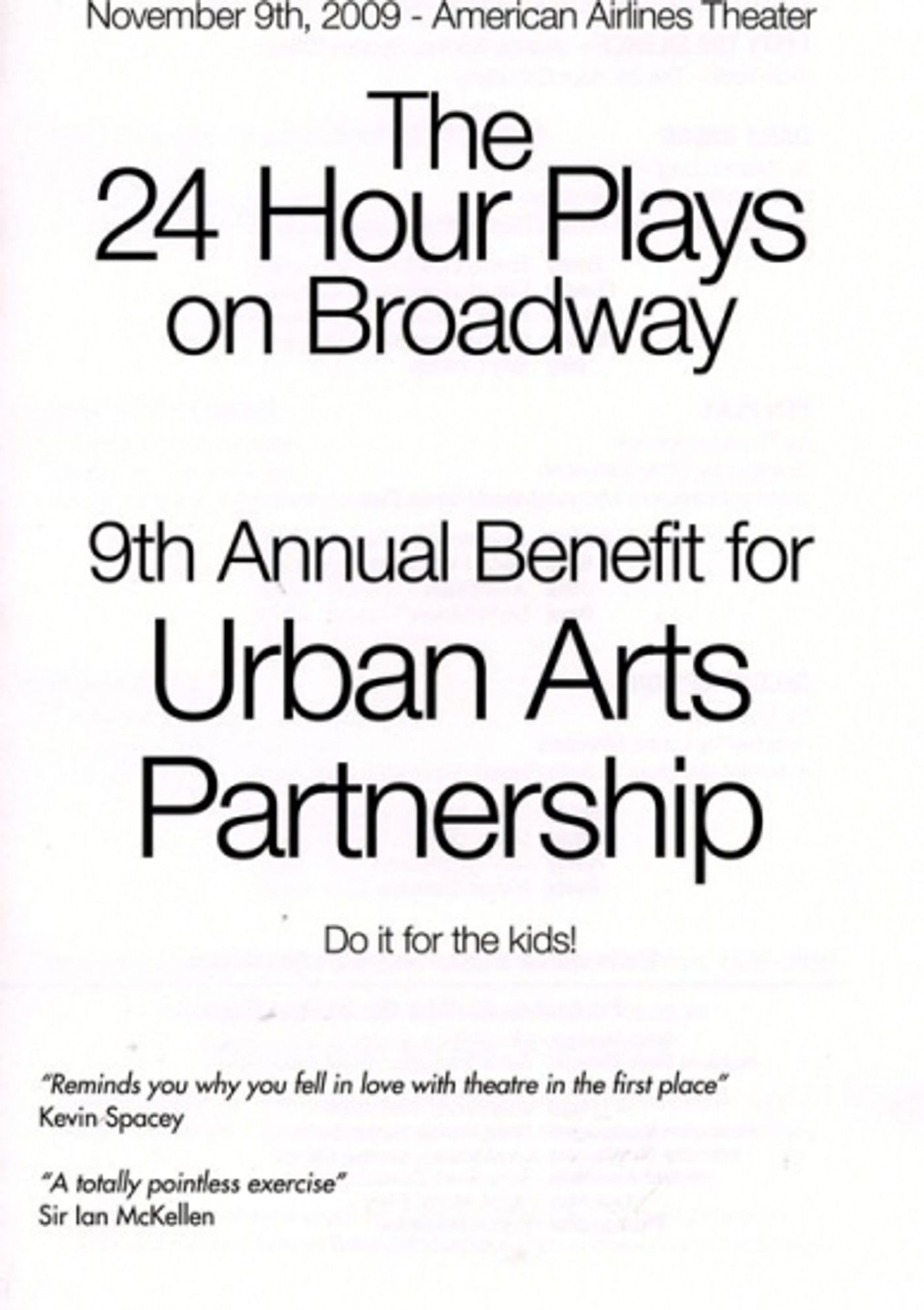 Photo Coverage: 'THE 24 HOUR PLAYS ON BROADWAY' - All-Star Curtain Call  Image