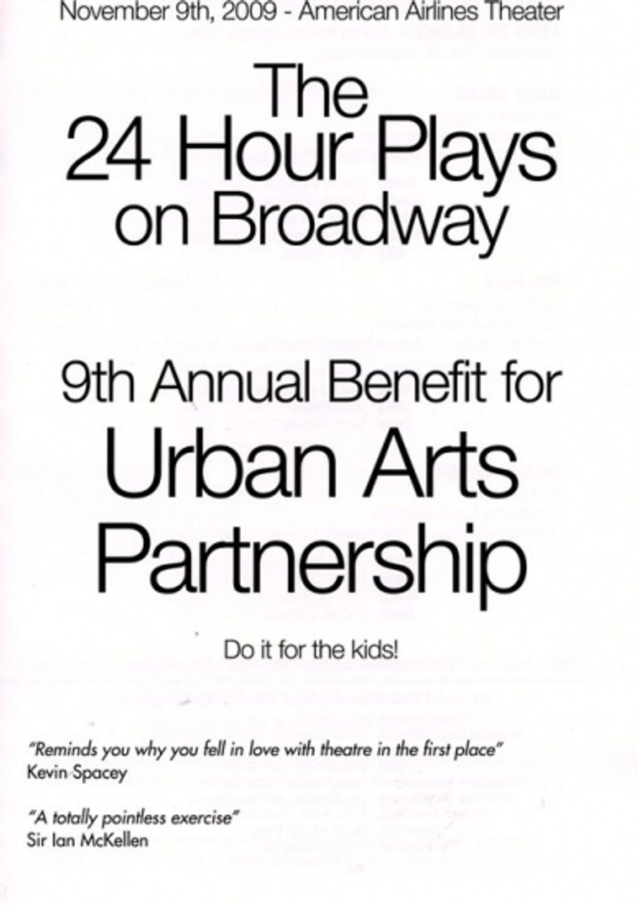 Photo Coverage: 'THE 24 HOUR PLAYS ON BROADWAY' - All-Star Curtain Call Image