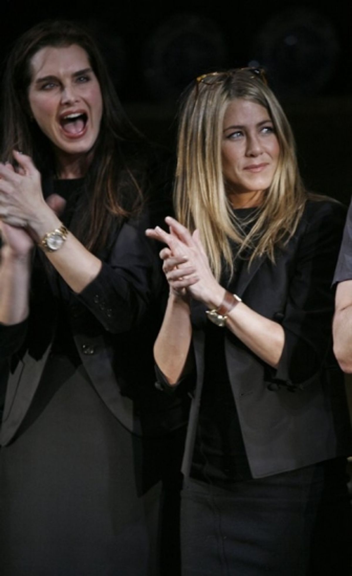 Brooke Shields and Jennifer Aniston at 