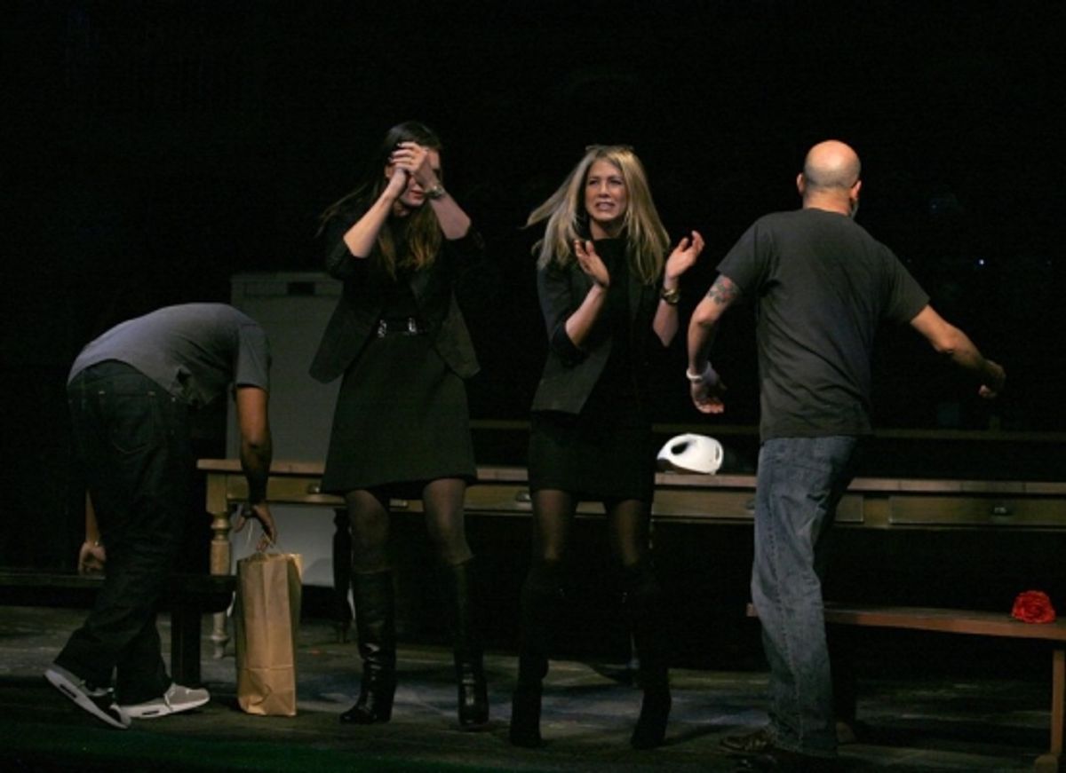 Anthony Mackie, Brooke Shields, Jennifer Aniston and David Cross at 