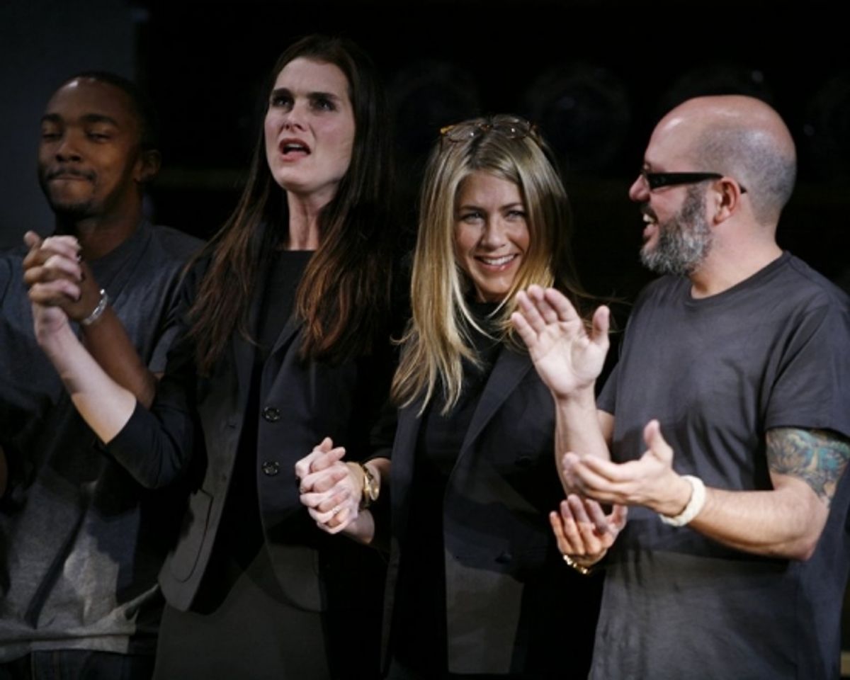 Anthony Mackie, Brooke Shields, Jennifer Aniston and David Cross at 