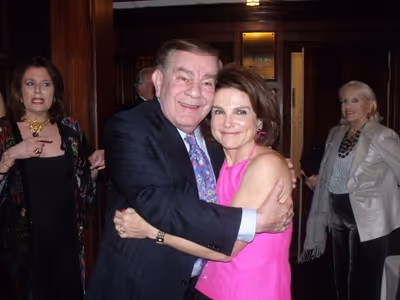 Master-of-Ceremonies: Dean Freddie Roman and Tovah Feldshuh
 Photo