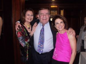 Randie Levine-Miller, Dean Freddie Roman and  Tovah Feldshuh Photo