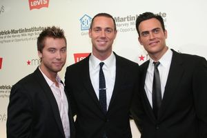 Lance Bass, Rob Smith and Cheyenne Jackson @ BroadwayWorld Lance Bass, Rob Smith and Cheyenne Jackson Photo