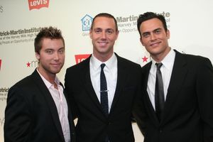 Lance Bass, Rob Smith and Cheyenne Jackson @ BroadwayWorld Lance Bass, Rob Smith and Cheyenne Jackson Photo