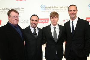 Cleve Jones, Thomas Krever, Dustin Lance Black and Rob Smith @ BroadwayWorld Cleve Jones, Thomas Krever, Dustin Lance Black and Rob Smith Photo