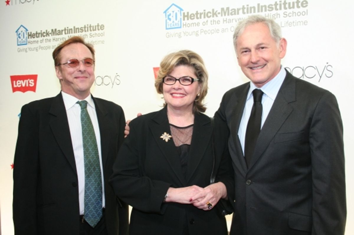 Edward Hibbert, Debra Monk and Victor Garber at 