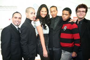 Kimora Lee Simons and The 2009 Polo Fashion Student Designers and Models Photo