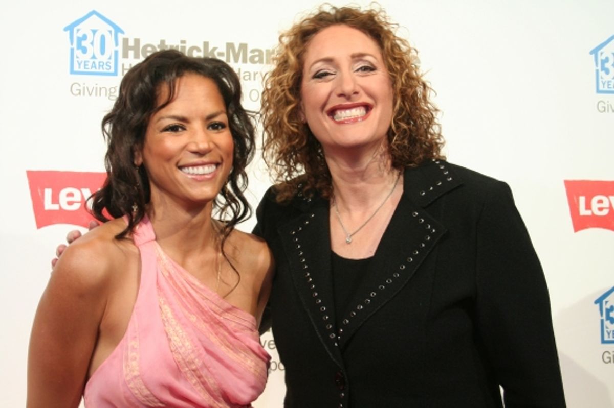 Veronica Webb and Judy Gold at 