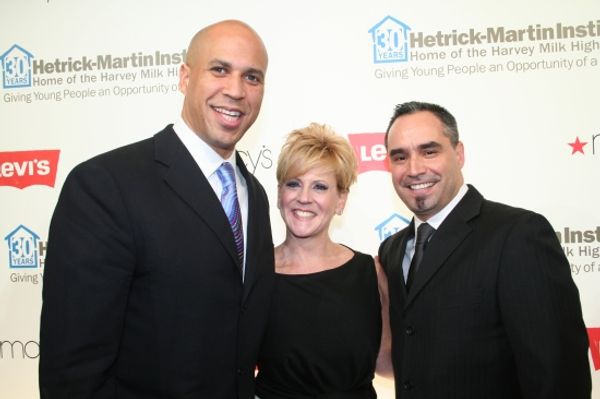 Newark Mayor Cory Booker, Bari Mattes and Veronica Webb Photo
