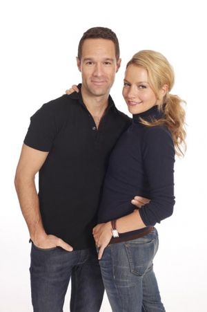 Chris Diamantopoulos and Becki Newton Photo