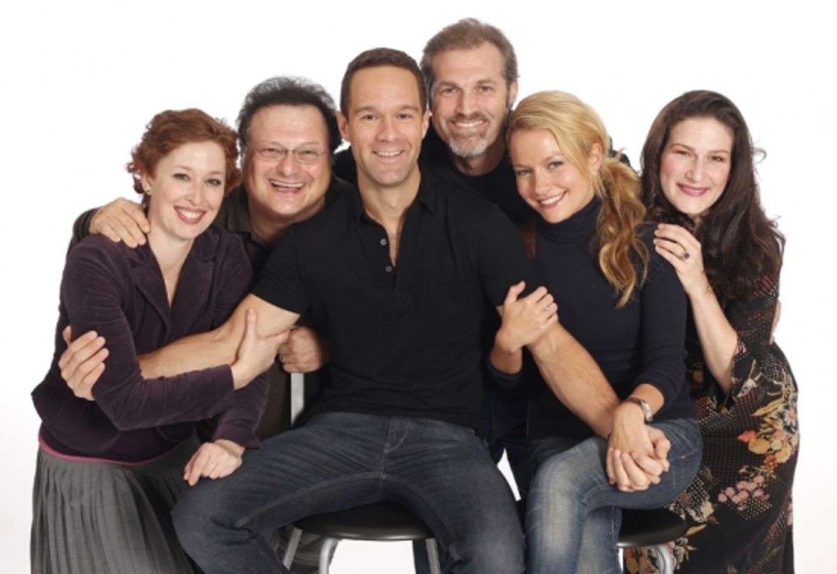 Mylinda Hull, Wayne Knight, Marc Kudisch, Chris Diamantopoulos, Becki Newton and Ana Gasteyer at 
